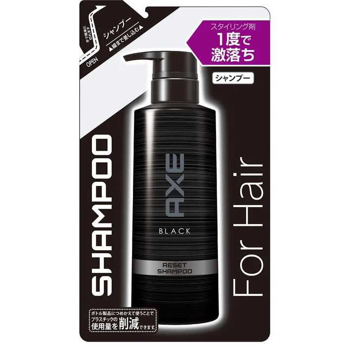Ax Black Men’s Shampoo Refill (styling agent, drops sharply at once) 280g (casual cool marine scent)