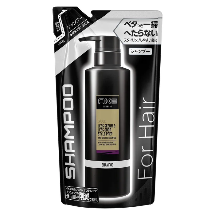 Ax Gold Men’s Shampoo Refill (Removes stickiness, doesn’t flatten) 280g