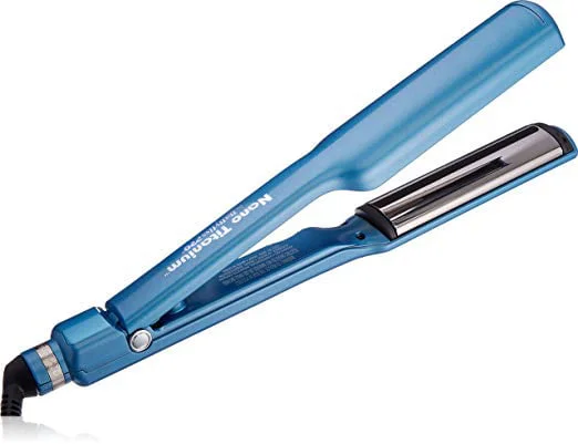 Babyliss Pro Nano Titanium C Styler Hair Straightening Flat Iron, 1.5″