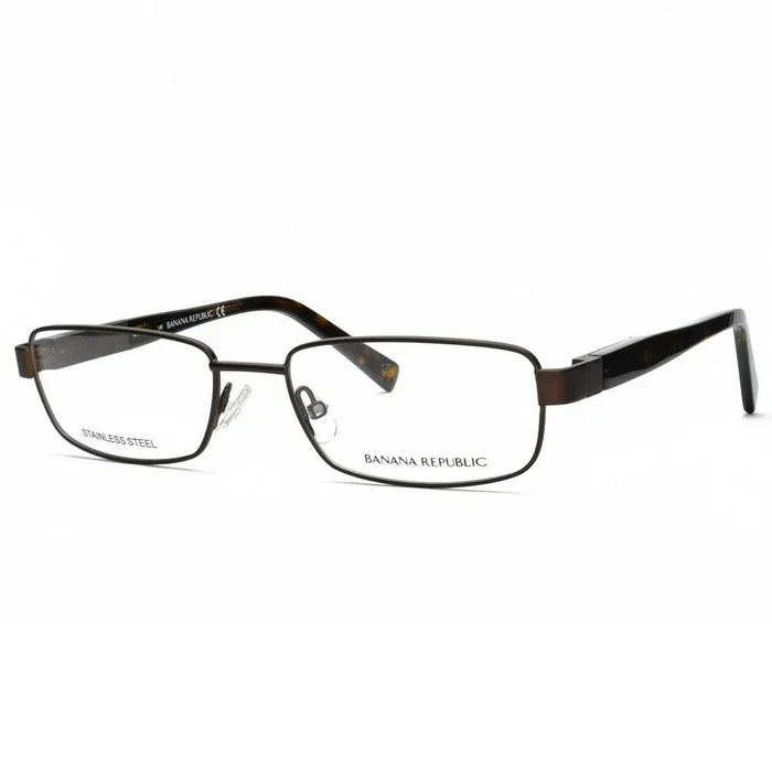 Banana Republic Men’s Eyeglasses – Brock Dark Brown Frame | Brock-0JYS-52-17-140