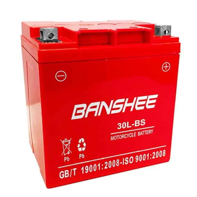 Banshee 30L-BS-Banshee13 12V 30Ah Battery for Harley Davidson FL FLH FLT FLHR Road King Glide Touring – 4 Years Warranty