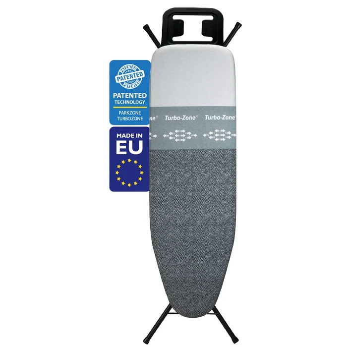 Bartnelli Classic Ironing Board with New Patent Technology, 4 Layer Cover & Pad, Height Adjustable, 4 Premium Steel Legs