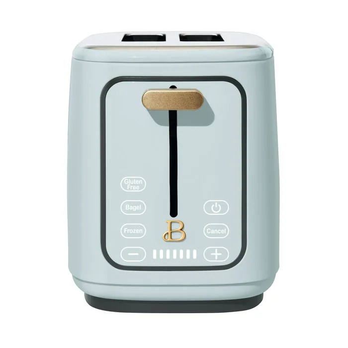Beautiful 2 Slice Toaster with Touch-Activated Display, Hydrangea by Drew Barrymore