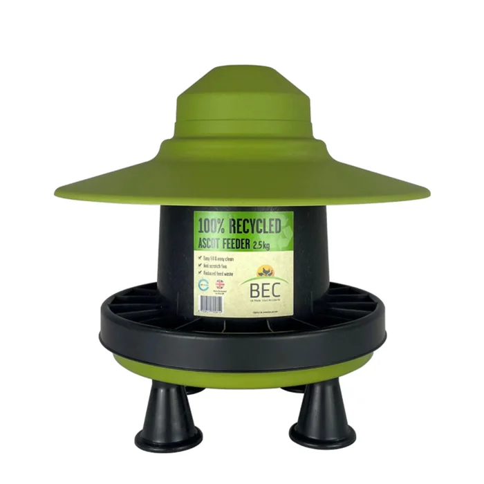 BEC Recycled Plastic Ascot Chicken Feeder, 2.5kg