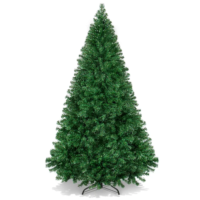 Best Choice Products Artificial Christmas Tree, 7.5ft Premium Unlit Hinged Design