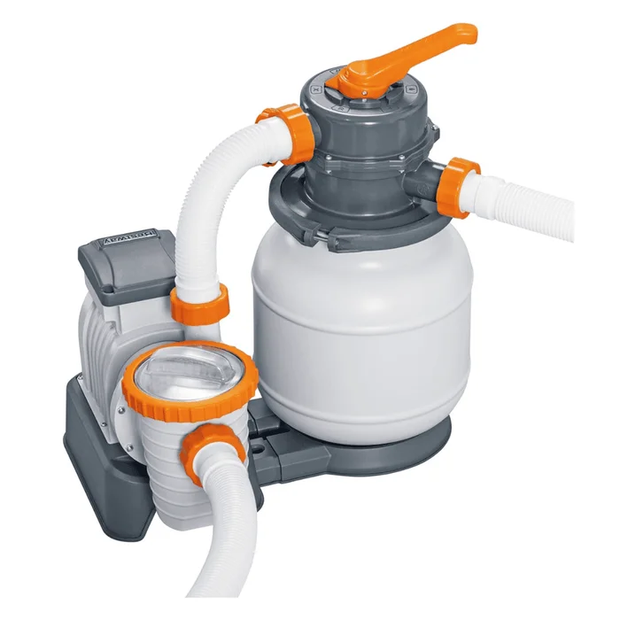 Bestway 58498E Flowclear 1500 GPH Sand Filter Pump for Above Ground Pools