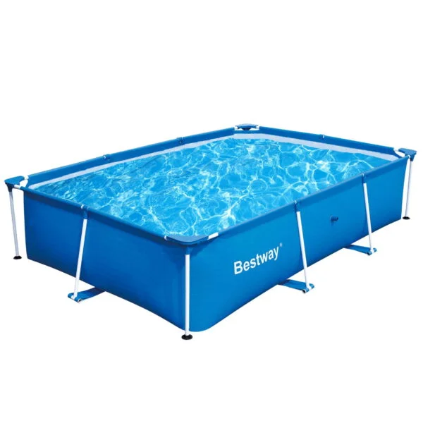 Bestway 9.8′ x 6.7′ x 26″ Deluxe Splash Kids Ground Swimming Pool (Pool Only)