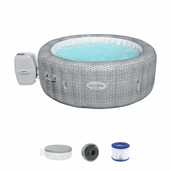 Bestway SaluSpa 140 Jet 6 -Person Inflatable Round Hot Tub (Cover Included)