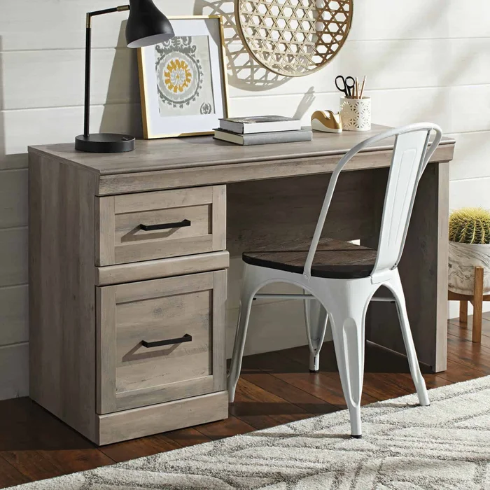 Better Homes & Gardens Glendale Transitional Desk, Rustic Gray Finish