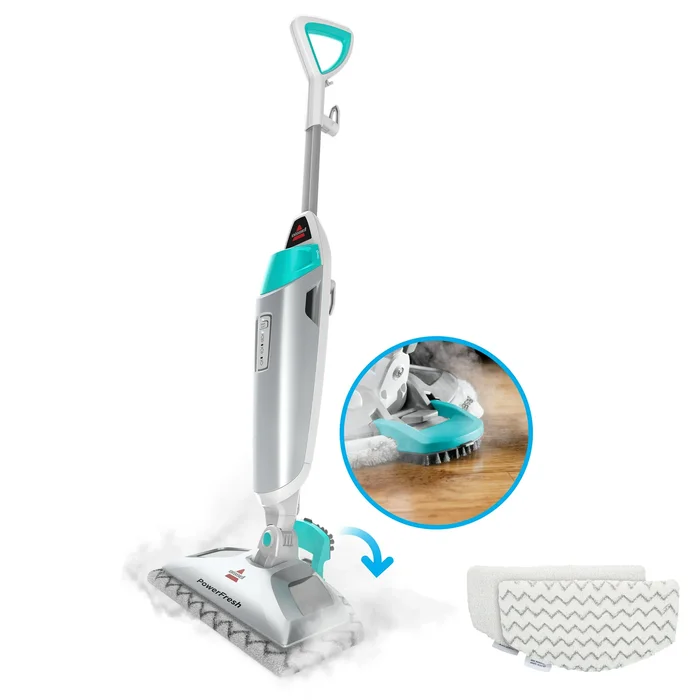BISSELL PowerFresh Scrubbing and Sanitizing Steam Mop 19405, 1 Unit