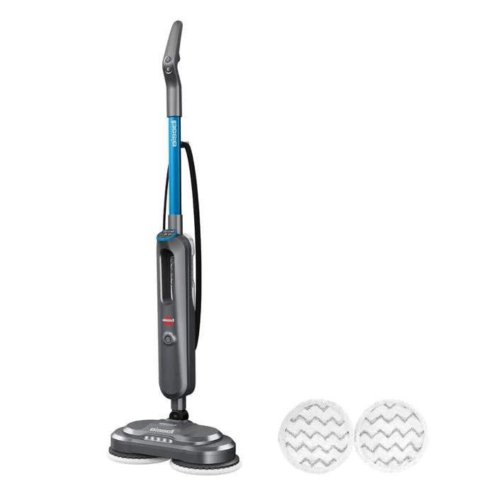 BISSELL SpinWave SmartSteam Scrubbing Steam Mop with Rotating Mop Pads