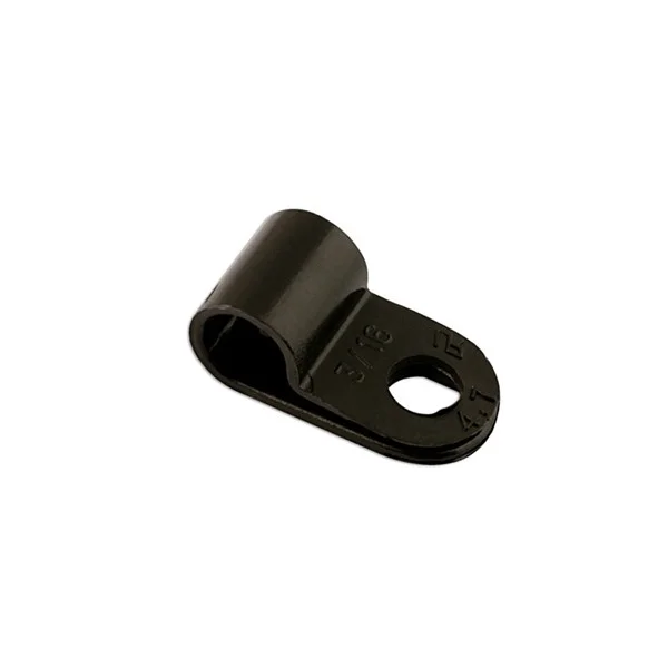 Black Nylon P Clips – 9mm – Pack of 100