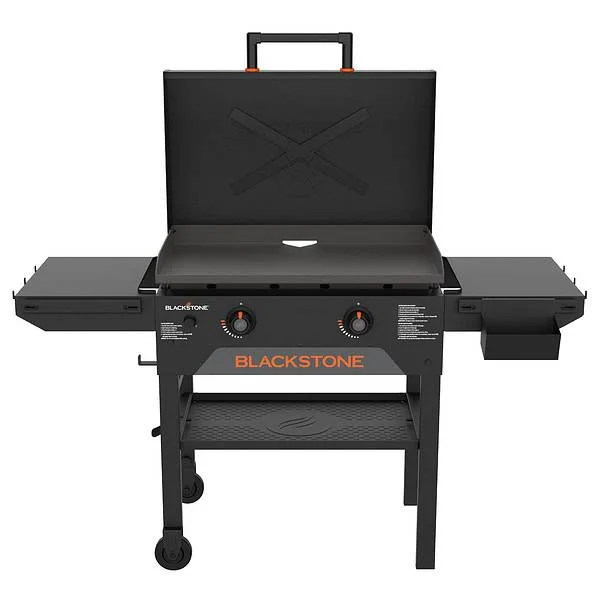 Blackstone 28″ Original Omnivore Griddle with Hood 2-Burner Liquid Propane Flat Top Grill