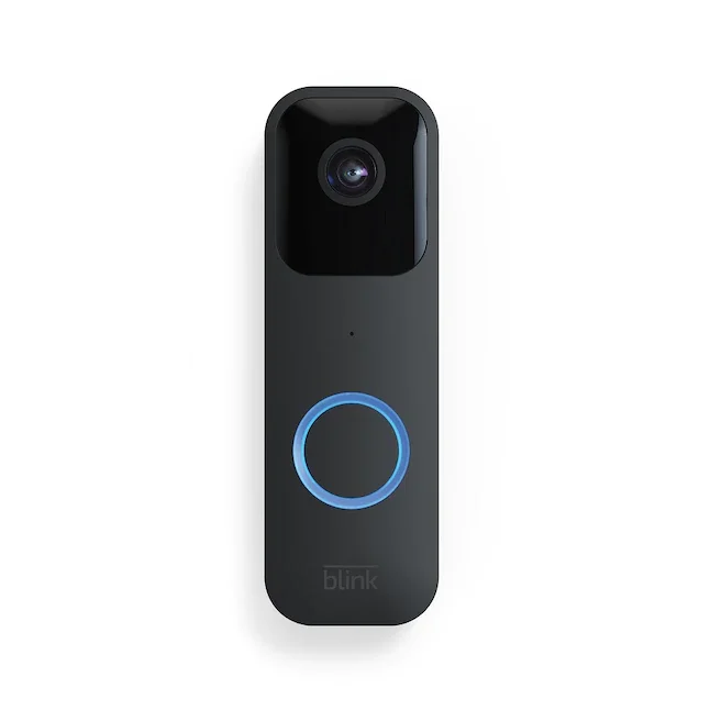 Blink Video Doorbell Wired or Wireless Wi-fi Compatibility Smart Video Doorbell – Black