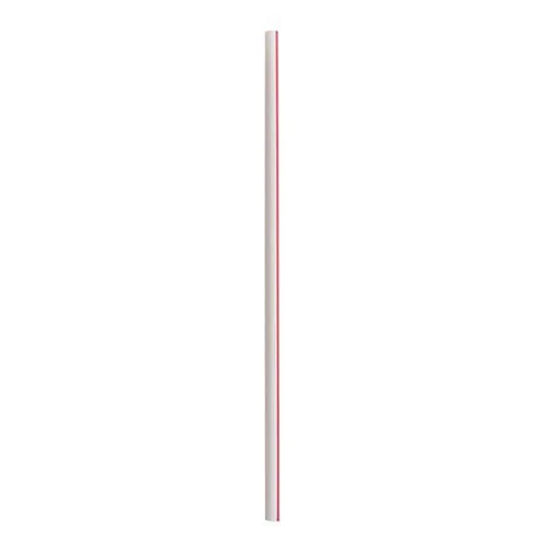 Boardwalk Jumbo Straws 7.75″ Polypropylene Red/white Striped 12500/Case