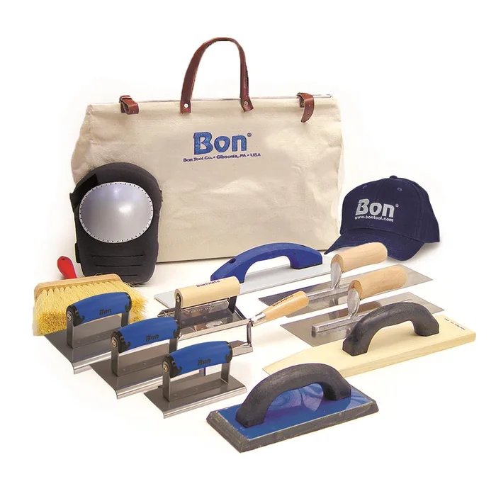 Bon Tool 13-Piece Concrete Mason Finishing Tool Kit Multi-Tool