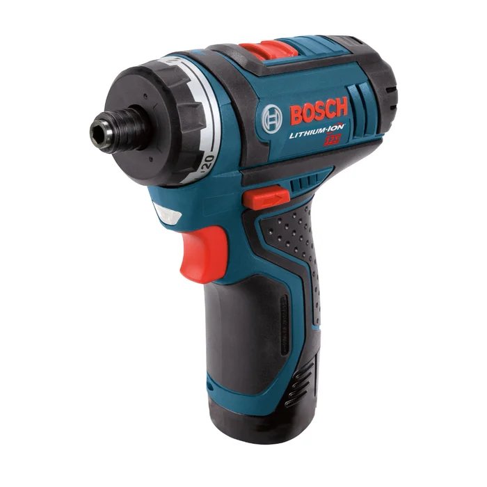 Bosch 12-Volt Max 12-volt Max 1/4-in Keyless Cordless Drill (2-Batteries, Charger and Soft Bag included)