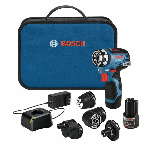 Bosch Chameleon 12-volt 1/4-in Keyless Brushless Right Angle Cordless Drill (2-Batteries, Charger and Soft Bag included)