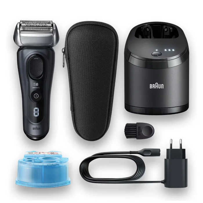 Braun – Series 8 8453cc Wet/Dry Electric Shaver – Grey