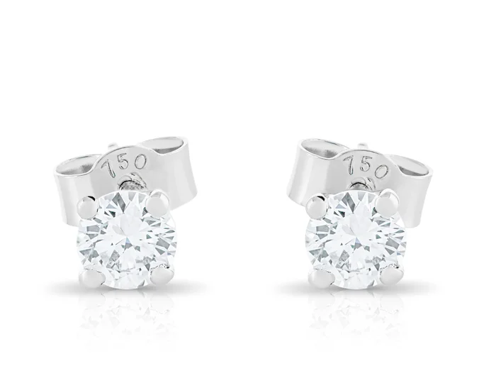 Brilliant Round 0.50ct Diamond Stud Earrings