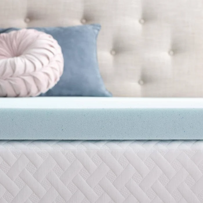 Brookside 3 in. King Gel Memory Foam Mattress Topper