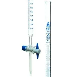 Burette Class-A Boro. Glass with PTFE Stopcock 50ml [0602]