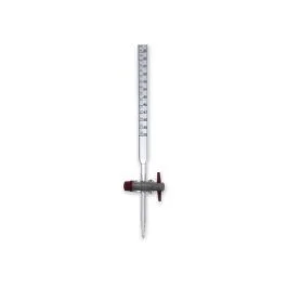 Burette Class-B 50ml PTFE Stck, White Graduations Glassco [8285]