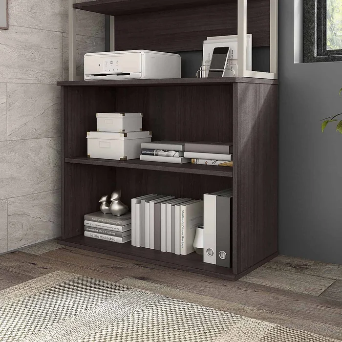 Bush Business Furniture Hybrid Bookcase – Storm Gray
