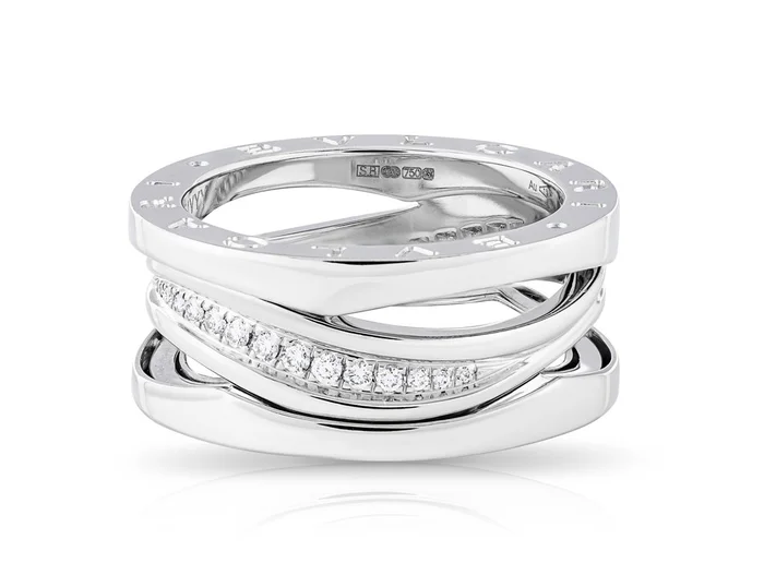 Bvlgari B.Zero1 Spiral Diamond Ring