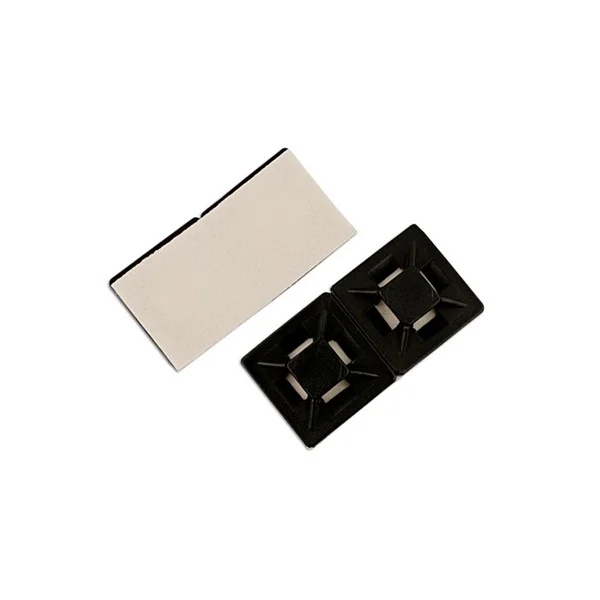 Cable Clips – Self Adhesive – Black – 22mm – Pack Of 100