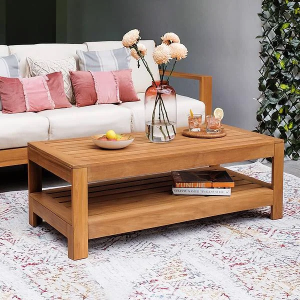 Cambridge Casual Logan Rectangle Outdoor Coffee Table 23.5-in W x 48-in L