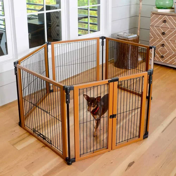 Cardinal Gates Perfect Fit Wire Dog Pen – Brown