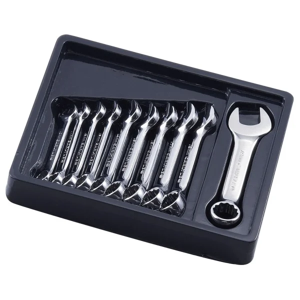 Carlyle Metric 12 Point Stubby Combination Wrench Set (10 Pieces)