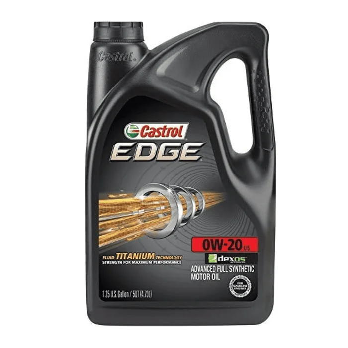 Castrol Edge 0W-20 Advanced Full Synthetic Motor Oil, 5 Quarts