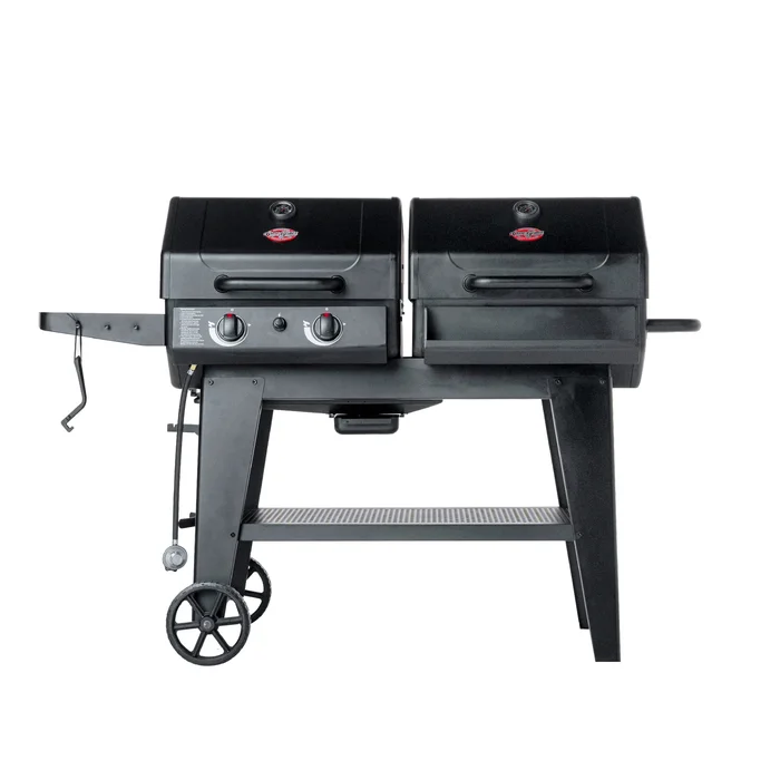 Char-Griller FlexFuel Black Liquid propane and charcoal Combo Grill