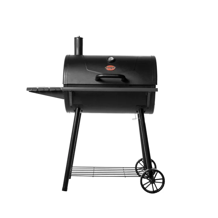 Char-Griller Super Pro Charcoal Grill 30-in W Black Barrel Charcoal Grill