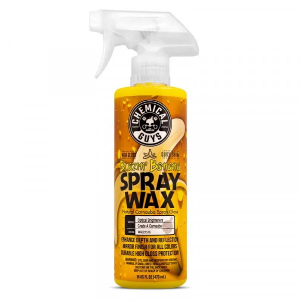 Chemical Guys Blazin Banana Carnauba Spray Wax (16oz)