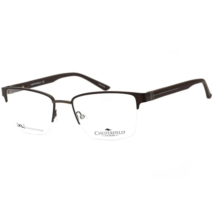Chesterfield Men’s Eyeglasses – Clear Demo Lens Matte Brown Frame | CH 87XL 04IN 00