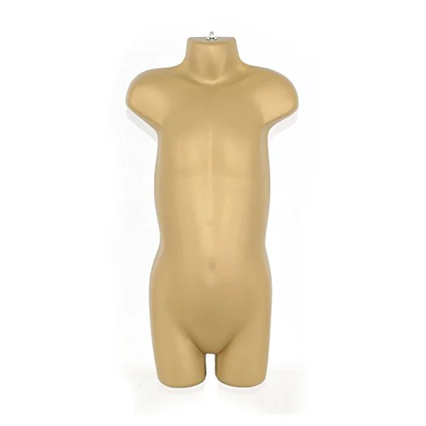 Child Mannequin Hanging Display Body Form Gold