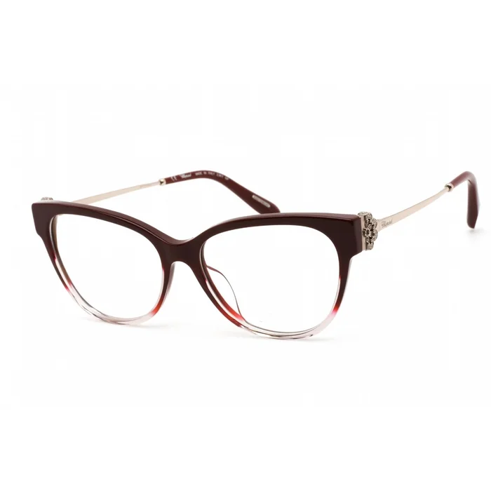 Chopard Women’s Eyeglasses – Shiny Red Gradient and Light Pink Frame | VCH325S 0AQ8