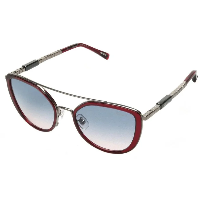Chopard Women’s Sunglasses – Burgundy and Gunmetal Frame | SCHC23-0509-52-21-135
