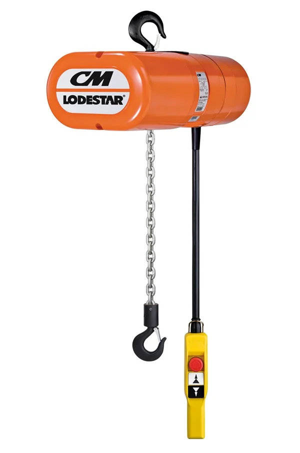 CM LODESTAR 1000kg 110V Electric Hoist 3mtr to 30mtr