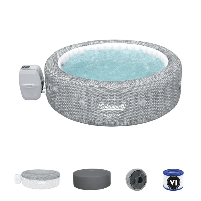 Coleman 180 Jet 7-Person Inflatable Round Hot Tub (Cover Included)