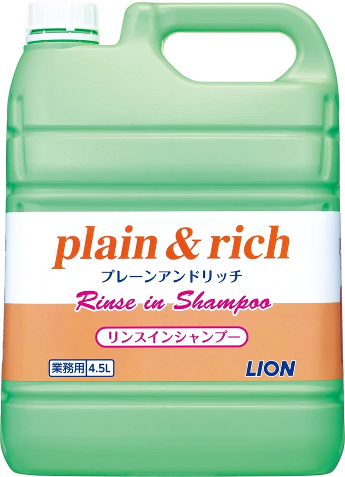 [Commercial Large Capacity] Plain & Rich Rinse In Shampoo 4.5L