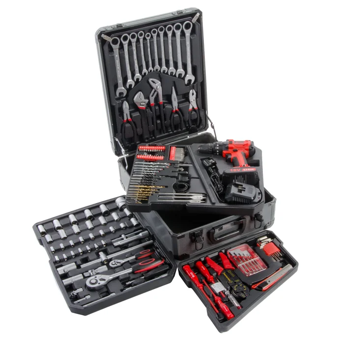 Cordless Drill & Ultimate Tool Kit / Socket Set / Screw Drivers + More