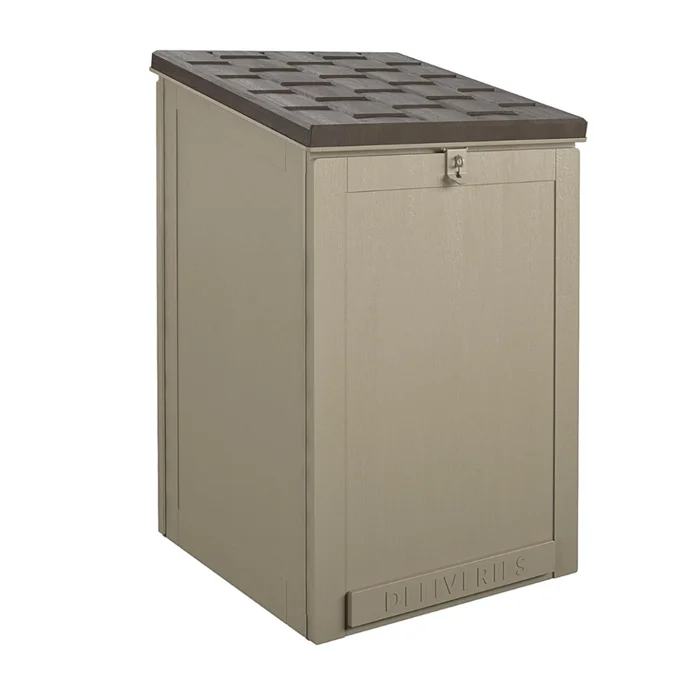Cosco Outdoor LIving BoxGuard®, Large Lockable Package Delivery and Storage Box, 6.3 cubic feet, Tan