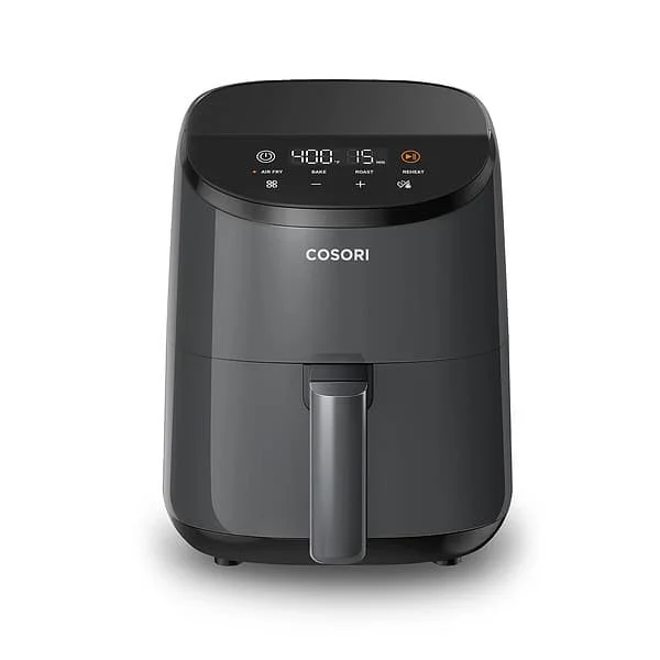 Cosori Mini Air Fryer 2.1 Qt, 4-in-1 Small Airfryer, Bake, Roast, Reheat, Space-saving & Low-noise, Gray