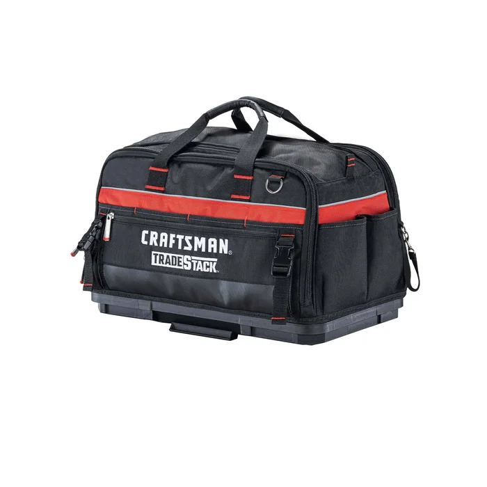 CRAFTSMAN TRADESTACK System Black/Red Polyester 22.5-in Tool Bag