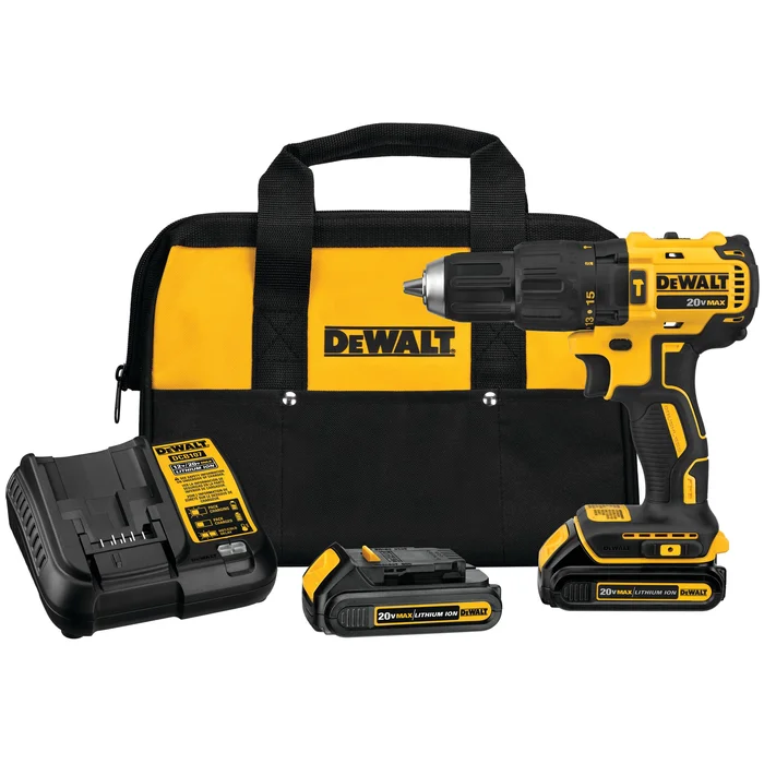 DEWALT DCD778L1 1/2-in 20-volt Max-Amp Variable Speed Brushless Cordless Hammer Drill (1-Battery Included)