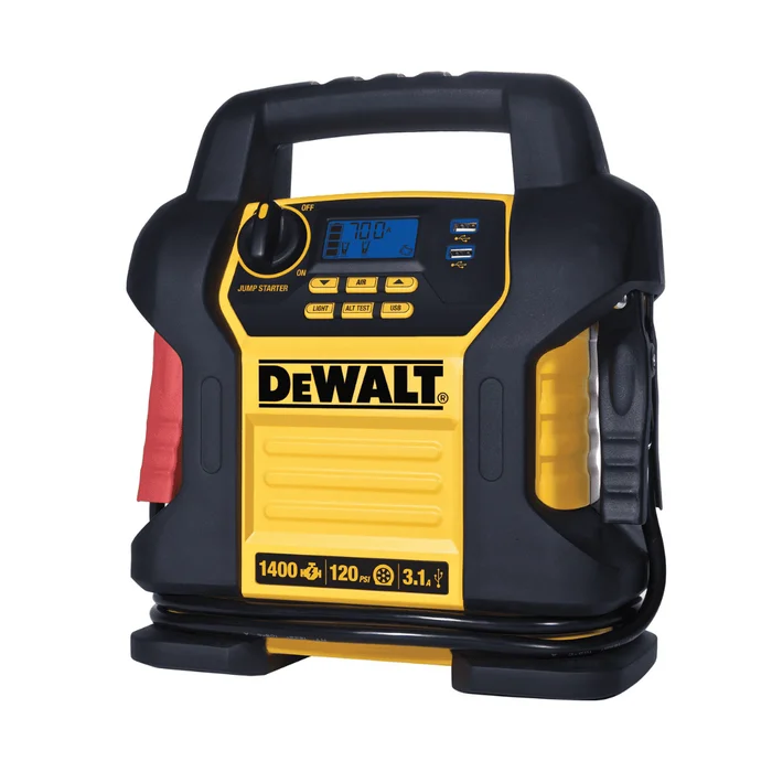 DEWALT DXAEJ14 Digital Portable Power Station Jump Starter – 1400 Peak Amps